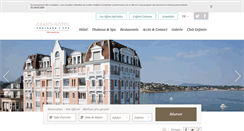 Desktop Screenshot of luzgrandhotel.fr